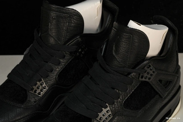 Retro Jordan 4 Hair 819139-010 Black Pony  0906